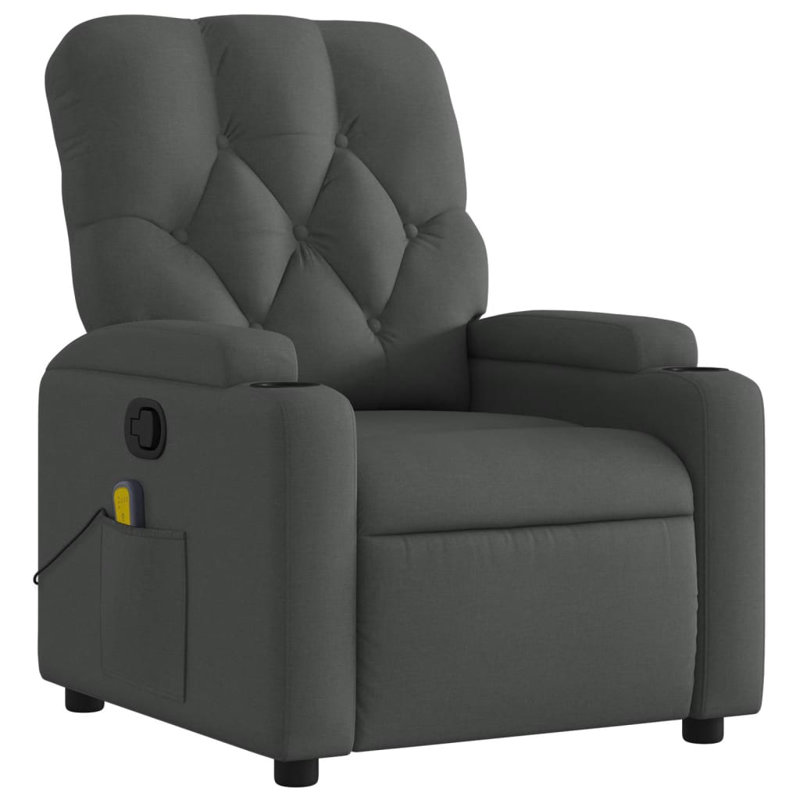 Talcott manual recliner with massage winston porter fabric sale